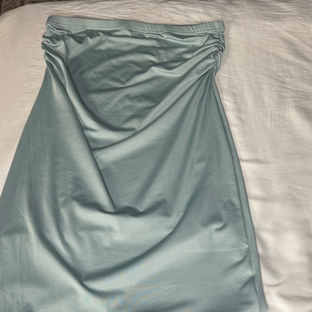 Elegant Women's Skirt in Light Blue
